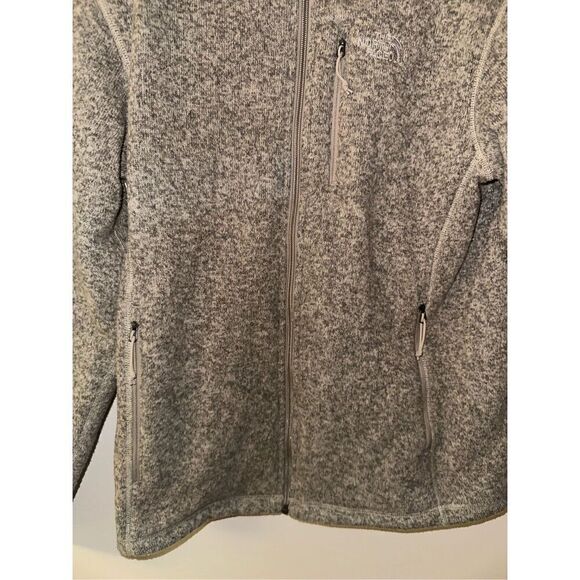 The North Face Men’s Sweater Fleece Quarter Zip, Size Small,  Heather Grey - Picture 3 of 7
